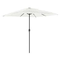 Parasol met stalen paal 248x248x248 cm wit - thumbnail