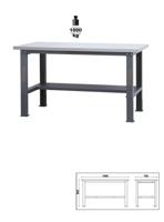 Beta C58Bc-X1,6 Werkbank | Met werkblad inox - 058000606 - thumbnail