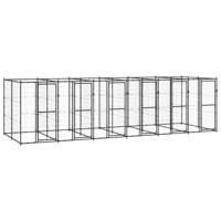 Hondenkennel 14,52 m² staal - thumbnail