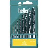 Heller 205241 Hout-spiraalboorset 8-delig 3 mm, 4 mm, 5 mm, 6 mm, 7 mm, 8 mm, 9 mm, 10 mm Cilinderschacht 1 set(s) - thumbnail