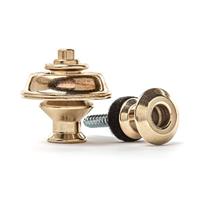 Dunlop SLS1032BR Straplok Strap Retainers Dual Design Brass - thumbnail