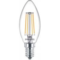 Philips LED 77761600 LED-lamp Energielabel F (A - G) E14 4.3 W = 40 W Warmwit (Ø x h) 3.5 cm x 9.7 cm Filament / Retro-LED 2 stuk(s) - thumbnail