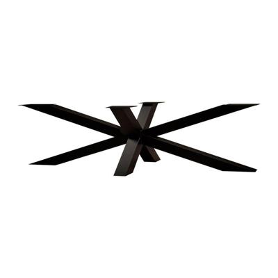 Stalen matrix zwart spinpoot 280 bij 60 cm en hoogte 69 cm (10 x 10 cm)