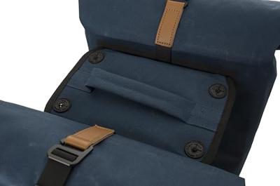 AGU Convoy Dubbele Fietstas Urban Click&apos;nGo MIK - Blauw - Waterdicht