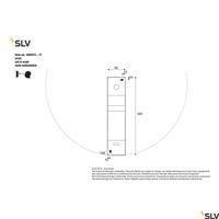 SLV Led wandlampOne Ø 40cm zwart - 1002915 - thumbnail