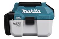 Makita DVC750LZX3 stofzuiger 7,5 l Trommelstofzuiger Droog en nat Zakloos - thumbnail