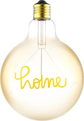 DecoDim Mega LED Lamp met tekst E27 - Home - Dimbaar extra warm wit - Globe