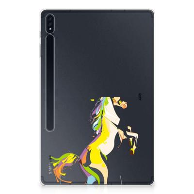 Samsung Galaxy Tab S7 Plus | S8 Plus Tablet Back Cover Horse Color Samsung Galaxy Tab S7 Plus | S8 Plus Tablet Back Cover Horse Color