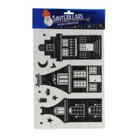 Wins Holland Silhouette raamstickers sinterklaas - thumbnail