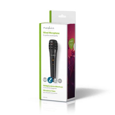 Nedis Bedrade Microfoon | 5 m | 80 Hz | 1 stuks - MPWD15BK MPWD15BK