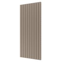 Plieger Designradiator Cavallino Retto Dubbel 1936 Watt Middenaansluiting 180x75,4 cm Zandsteen - thumbnail