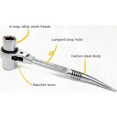 Dirty Rigger 4-in-1 Podger Ratchet (Metric)