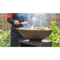 RedFire vuurschaal met barbecuegrill onyx met hoes 60 cm - thumbnail