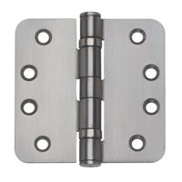 BSW kogellagerscharnier - afgeronde hoek - mat RVS - 89x89 mm - RD BB 803 STD - thumbnail