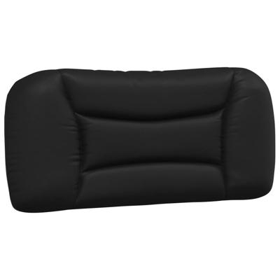 Bed met matras kunstleer zwart 120x200 cm - thumbnail