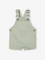 Salopet met korte broek babyjongen blauwgroen - thumbnail