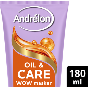 Andrelon 1 Minuut WOW Haarmasker Oil & Care 180 ml bij Jumbo
