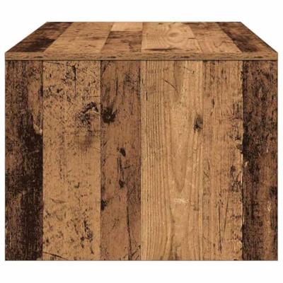 Salontafel with Drawer Oud hout 102 x 55 x 43.5 cm Bewerkt hout