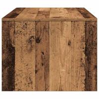 Salontafel with Drawer Oud hout 102 x 55 x 43.5 cm Bewerkt hout - thumbnail