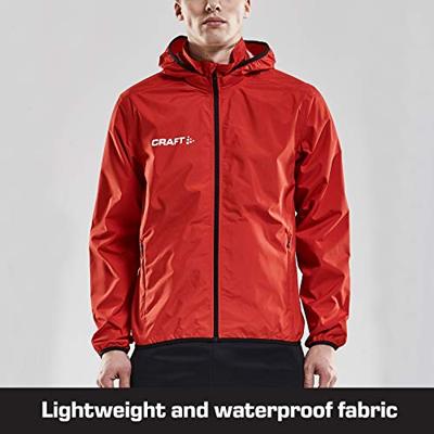 Craft 1905984 Jacket Rain M - Bright Red/Black - XXL