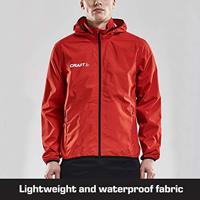 Craft 1905984 Jacket Rain M - Bright Red/Black - XS - thumbnail