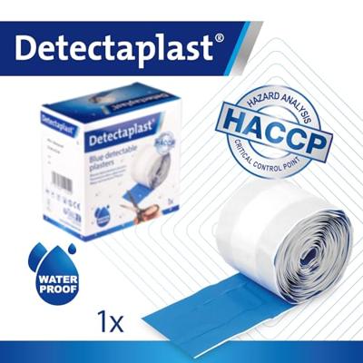 Detectaplast Universal pleister, ft 6 cm x 5 m, op rol