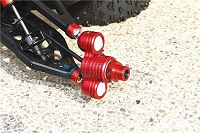 GPM Racing Aluminium Front Knuckle Arms, Zwart- Arrma Kraton 8S
