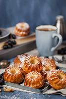 Patisse Mini Tulbandvorm 6 Vaks 29x17 cm Zwart/Siliconen - thumbnail