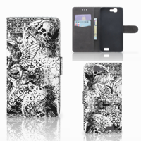Telefoonhoesje met Naam Huawei Ascend G7 Skulls Angel - thumbnail