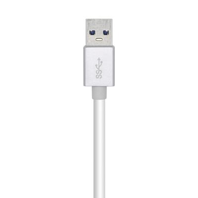 Adapter Ethernet naar USB Aisens Conversor USB 3.0 A Ethernet Gigabit 10/100/1000 Mbps, 15 cm Wit 15 cm - thumbnail