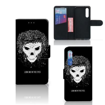 Telefoonhoesje met Naam Xiaomi Mi 9 SE Skull Hair Telefoonhoesje met Naam Xiaomi Mi 9 SE Skull Hair