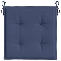 VidaXL Palletkussens 4 st 50x50x4 cm oxford stof marineblauw - thumbnail