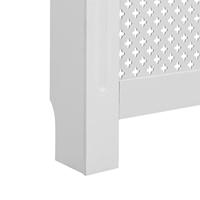 VidaXL Radiatorombouw 172x19x81,5 cm mdf wit - thumbnail