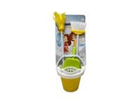 Reinig & Opberg Kit Cleaning Home 16 Kubus Zwabber Stoffer en blik Bezem - thumbnail