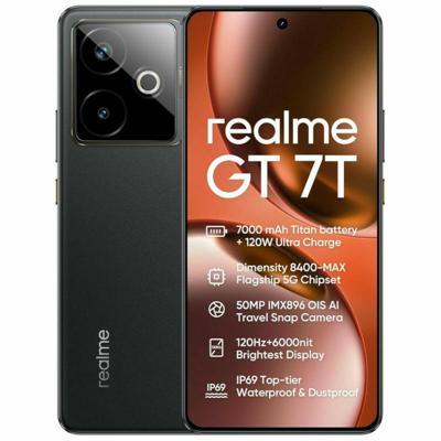 Smartphone Realme GT 7T 6,8" 12 GB RAM 256 GB Zwart - thumbnail