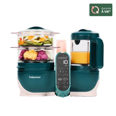 Multifunctionele keukenrobot Nutribaby + van BABYMOOV groen Multifunctionele keukenrobot Nutribaby + van BABYMOOV groen