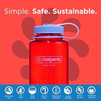 Nalgene Wide Mouth Sustain 1,0L Drinkfles Marmalade Orange 1,0L - thumbnail