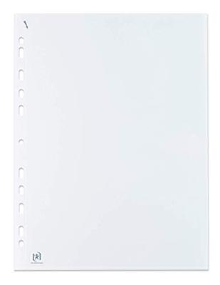 OXFORD Quick'in showtas, A4, uit glasheldere PP, 11-gaatsperforatie, 70 micron, doos van 100 stuks OXFORD Quick'in showtas, A4, uit glasheldere PP, 11-gaatsperforatie, 70 micron, doos van 100 stuks