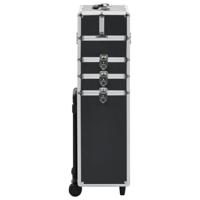 Make-up trolley aluminium zwart - thumbnail