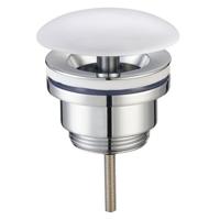 Wiesbaden Vaste Waste Niet Afsluitbaar 5/4 Keramisch Wit - thumbnail