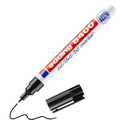 Edding stift 8400 CD-marker 0.5-1mm zwart Edding stift 8400 CD-marker 0.5-1mm zwart