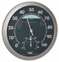 TFA Dostmann 45.2043.51 45.2043.51 Thermo- en hygrometer Antraciet, Zilver - thumbnail