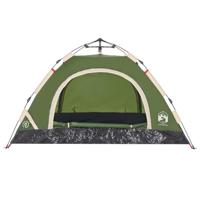 VidaXL Tent 2-persoons snelontgrendeling groen - thumbnail