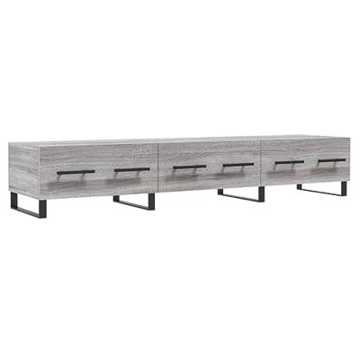 Tv-meubel 150x36x30 cm bewerkt hout grijs sonoma eikenkleurig