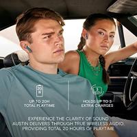 Urbanista Austin Echte Draadloze Oordopjes, Bluetooth 5.3 In-Ear IPX4 oortjes met Dual-Microfoon, 20H Speeltijd, Draadloze Oortelefoon met Aanraakbediening, TWS USB C Oplaadcase, Lavendel Paars - thumbnail