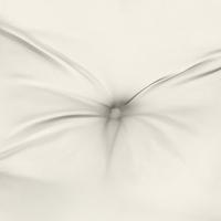 VidaXL Tuinbankkussen 100x50x7 cm stof gemêleerd crèmekleurig - thumbnail