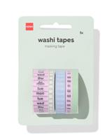 HEMA Washi tapes - 5 stuks - thumbnail