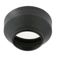 Caruba Rubberen Zonnekap - 3in1 - 62mm - thumbnail