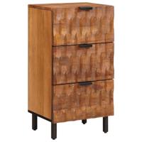 Dressoir met lade Acacia Bruine Afwerking 40 x 33,5 x 75 cm - thumbnail