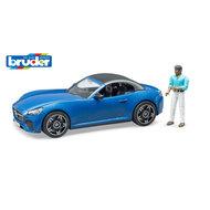 Bruder 03481 Roadster met Chauffeur 1:16 - thumbnail